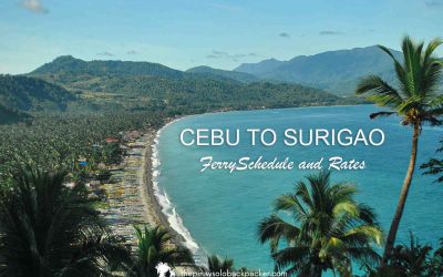 Cebu to Surigao Ferry Schedule