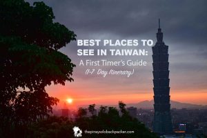 Taiwan 1-7 day itinerary